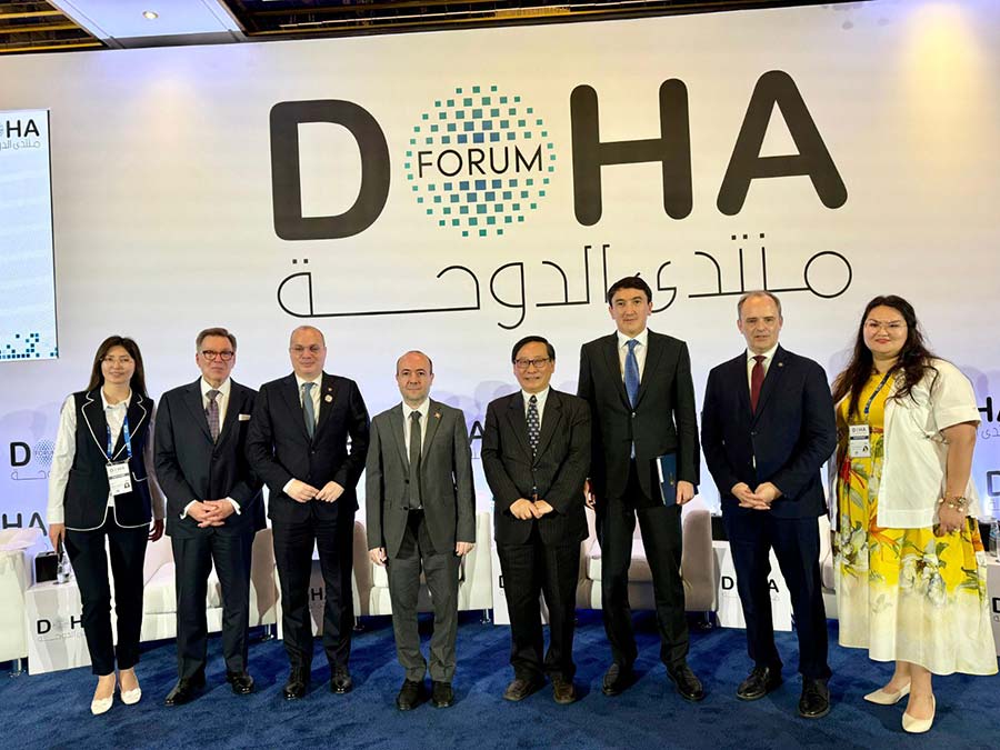 ПРЕДСЕДАТЕЛЬ KAZENERGY МАГЗУМ МИРЗАГАЛИЕВ ВЫСТУПИЛ НА ПЛОЩАДКЕ DOHA FORUM-2024 В КАТАРЕ — фото 2