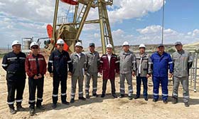 Генеральный директор KAZENERGY посетил месторождения «Озенмунайгаз» в Мангистауской области 