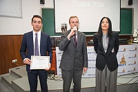 Торжественное вручение Сертификатов на обучение студентов в КИМЭП. г. Алматы 